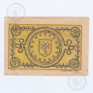 Cédula, 5 Centavos Misericórdia de Tomar, "No rodapé "R. AUGUSTA 177 - Lisboa", (PC), Referencia nº 4094 no catálogo I.C.P.