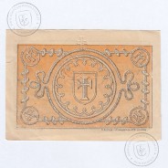 Portuguese notgeld, 10 Centavos de Tomar, "MISERICORDIA DE THOMAR", (PC), Private emergency money notes from 1917 to 1925.