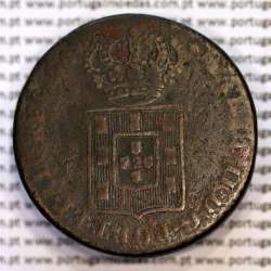 Pataco 1833 Loios, Legenda Invertida "PUBLICAE UTILITATI" em vez de "UTILITATI PUBLICAE"  D. Maria II, Muito Rara