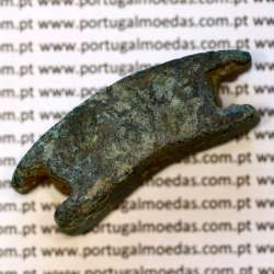 Pré-Moeda bronze da Republica Romana século VI-III a.C., "AE Aes Formatum", Dimensão aproximada: 44x15x10 mm Peso: 36,57 g.