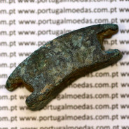 Pré-Moeda bronze da Republica Romana século VI-III a.C., "AE Aes Formatum", Dimensão aproximada: 44x15x10 mm Peso: 36,57 g.