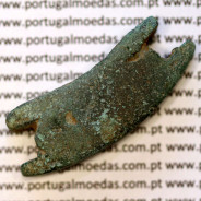 Pré-Moeda bronze da Republica Romana século VI-III a.C., "AE Aes Formatum", Dimensão aproximada: 44x15x10 mm Peso: 36,57 g.