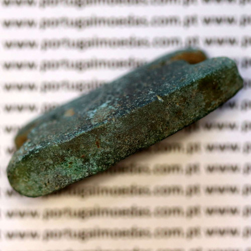 Pré-Moeda bronze da Republica Romana século VI-III a.C., "AE Aes Formatum", Dimensão aproximada: 44x15x10 mm Peso: 36,57 g.