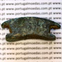 Pré-Moeda bronze da Republica Romana século VI-III a.C., "AE Aes Formatum", Dimensão aproximada: 44x15x10 mm Peso: 36,57 g.