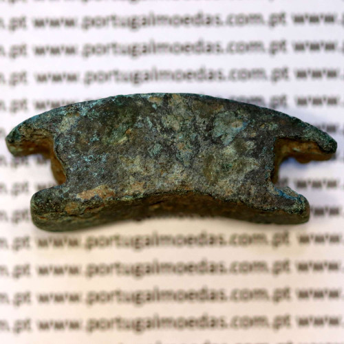Pré-Moeda bronze da Republica Romana século VI-III a.C., "AE Aes Formatum", Dimensão aproximada: 44x15x10 mm Peso: 36,57 g.