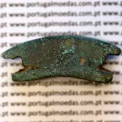 Pré-Moeda bronze da Republica Romana século VI-III a.C., "AE Aes Formatum", Dimensão aproximada: 44x15x10 mm Peso: 36,57 g.