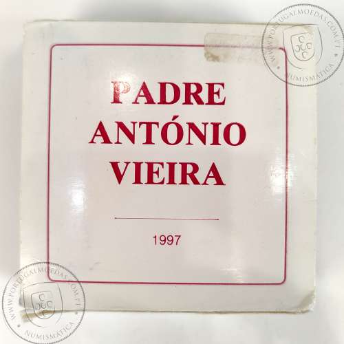 Portugal, Proof silver coin of 500 Escudos 1997 300th Anniversary of the Death of Father António Vieira, with case, KM701a