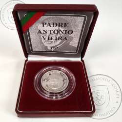 Portugal, Proof silver coin of 500 Escudos 1997 300th Anniversary of the Death of Father António Vieira, with case, KM701a