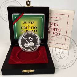Prata Proof, 1000 Escudos 1997 II Centenário do Crédito Público, 1000$00 1997 Prata Proof em estojo, World Coins KM 703a 10