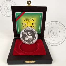 Prata Proof, 1000 Escudos 1997 II Centenário do Crédito Público, 1000$00 1997 Prata Proof em estojo, World Coins KM 703a 12