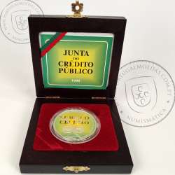 Prata Proof, 1000 Escudos 1997 II Centenário do Crédito Público, 1000$00 1997 Prata Proof em estojo, World Coins KM 703a 13