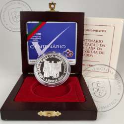 Portugal, 1000 Escudos 1998 500th Anniversary of the Church of Mercy 1498-1998, silver Proof, with case, World Coins KM708a 8