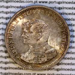 500 réis 1898 prata D. Carlos I, 4º Centenário da Descoberta da Índia, (Soberba), World Coins Portugal KM 538 03