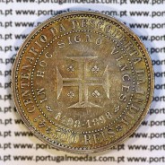 Portugal, silver coin of 500 réis 1898 of D. Carlos I, 4th Centenary of the Discovery of India 1498-1898, (VF+/XF-), KM 538 03
