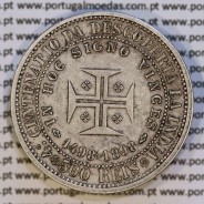 Portugal, silver coin of 500 réis 1898 of D. Carlos I, 4th Centenary of the Discovery of India 1498-1898, (VF+/XF-), KM 538 05