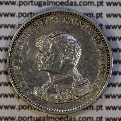 200 réis 1898 prata D. Carlos I, 4º Centenário da Descoberta da Índia, (MBC), World Coins Portugal KM 537 10