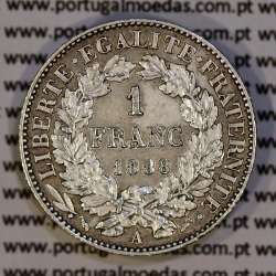 200 réis 1888 silver D. Carlos I, law of July 30 1891, 1 Franco 1888 of France, authorized to circulate for 200 réis in Portugal