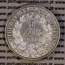 200 réis 1888 prata D. Carlos I (lei de 30 de Julho de 1891), 1 Franco prata 1888 França, autorizado a circular como 200 réis 20