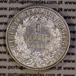 200 réis 1888 silver D. Carlos I, law of July 30 1891, 1 Franco 1888 of France, authorized to circulate for 200 réis in Portugal