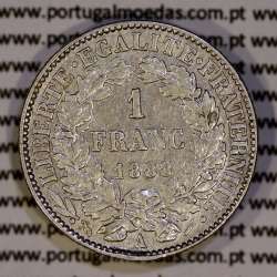 200 réis 1888 silver D. Carlos I, law of July 30 1891, 1 Franco 1888 of France, authorized to circulate for 200 réis in Portugal