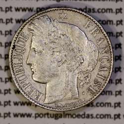 200 réis 1887 silver D. Carlos I, law of July 30 1891, 1 Franco 1887 of France, authorized to circulate for 200 réis in Portugal
