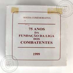 Prata Proof, 1000 Escudos 1998 Liga dos Combatentes, 1000$00 1998 Prata Proof em estojo, World Coins KM 714a 05