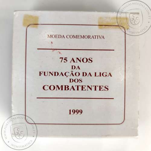 Prata Proof, 1000 Escudos 1998 Liga dos Combatentes, 1000$00 1998 Prata Proof em estojo, World Coins KM 714a 05