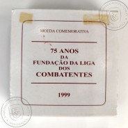 Prata Proof, 1000 Escudos 1998 Liga dos Combatentes, 1000$00 1998 Prata Proof em estojo, World Coins KM 714a 05