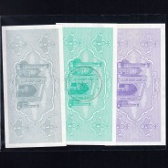 Uzbequistão - Lote de 9 Notas Diferentes - Serie 1992-1994 (Não Circuladas)