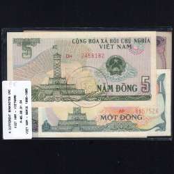 Vietnam - Lot of 4 Different Banknotes - Series 1980-1985 (Uncirculated)