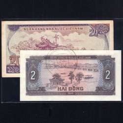 Vietname - Lote de 4 Notas Diferentes - Serie 1980-1985 (Não Circuladas) Vietname - Lote de 4 Notas Diferentes - Serie 1980-1985 (Não Circuladas)