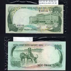 South Vietnam - 100 Dong Banknote 1972 (Uncirculated) - Pick 31