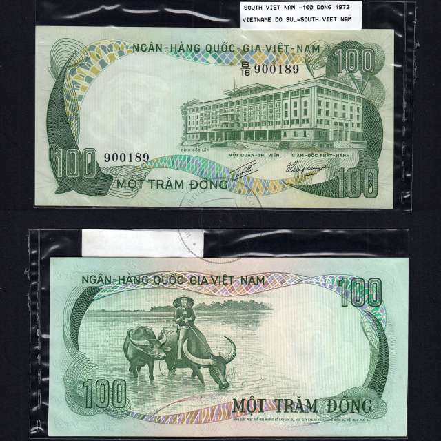 Vietname do Sul - Nota 100 Dong 1972 (Não Circulada) - Pick 31