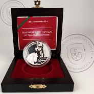 Portugal, silver coin Proof 1000 Escudos 2000 Man and his Horse, 4rd Ibero-American Series , with Case, Portugal KM727a 3