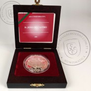 Prata Proof, 1000 Escudos 2000 D. João de Castro, 1000$00 2000 D. João de Castro Prata Proof em estojo, World Coins KM732a 04