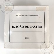 Portugal, 1000 Escudos 2000 D. João de Castro, silver Proof coin of 1000$00 2000, with case, World Coins KM732a 06