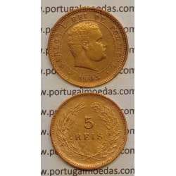 5 REIS BRONZE 1905 (MBC+) - D. CARLOS I