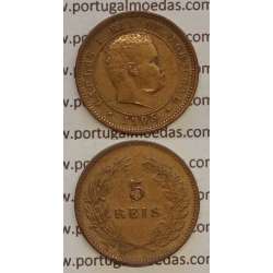 5 REIS BRONZE 1905 (BC) - D. CARLOS I 5 REIS BRONZE 1905 (BC) - D. CARLOS I