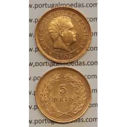 5 REIS BRONZE 1906 (SOB) - D. CARLOS I 5 REIS BRONZE 1906 (SOB) - D. CARLOS I