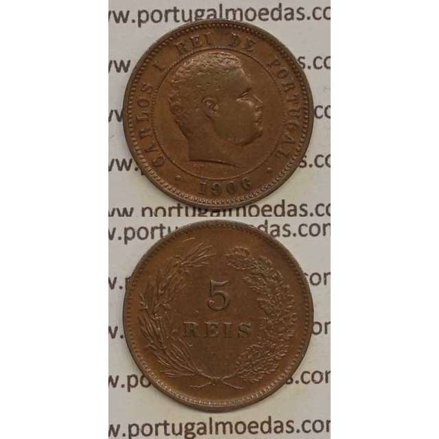 5 REIS BRONZE 1906 (MBC) - D. CARLOS I