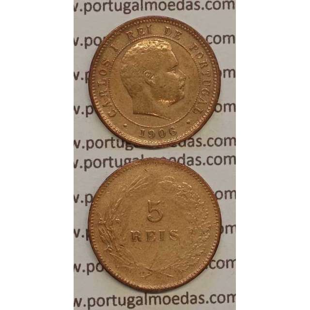 5 REIS BRONZE 1906 (BC) - D. CARLOS I
