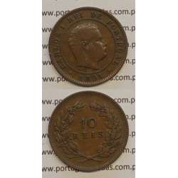 10 REIS BRONZE 1891 (MBC) - D. CARLOS I