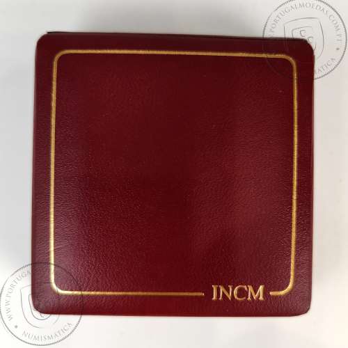 Portugal, 1000 Escudos 2001 EURO 2004, 10th UEFA European Football Championship, 1000$00 2001 Proof Silver in case, KM734a 10