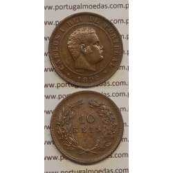 10 REIS BRONZE 1892 (BELA) - D. CARLOS I