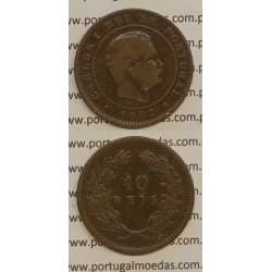 10 REIS BRONZE 1892 (BC) - D. CARLOS I