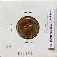 Panama, 1/10 Balboa 1970 Copper Nickel, Decimo de Balboa 1970, (XF), World Coins Panama KM10