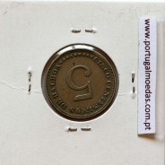 Panamá, 5 Centesimos 1962 Cupro-níquel, Cinco Centésimos 1962, (MBC), World Coins Panama KM 23.2