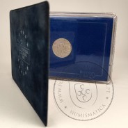 BNC, 25$00 1986 PORTUGAL EUROPA C.E.E. Cuproníquel, Carteira com moeda BNC 25$00 Adesão de Portugal à CEE, World Coins KM635 D