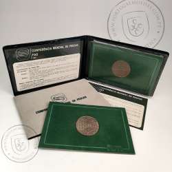 BNC, 250$00 1984 FAO Conferência Mundial de Pescas em cuproníquel, Carteira moeda BNC 250 Escudos 1984 FAO - Pescas, KM626 A