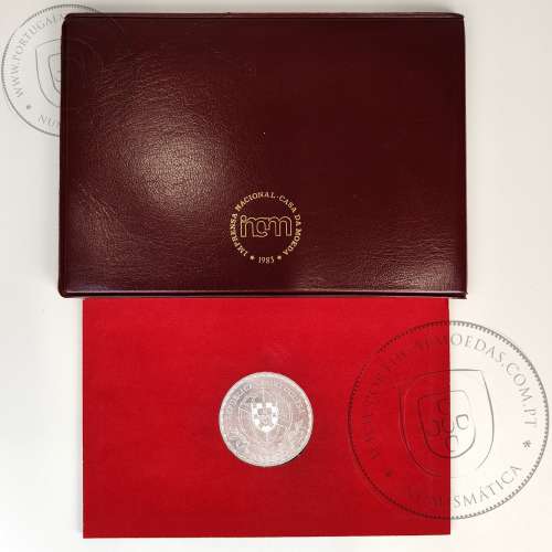 BNC, 1000$00 Luis de Camões 1980 Prata, Carteira moeda prata BNC 1000 Escudos 1983, IV Centenário da Morte de  Camões 1580-1980C